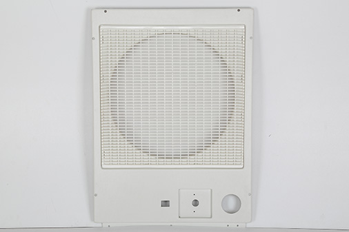 Air conditioning panel blister