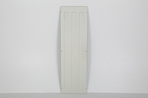 Air conditioning panel blister