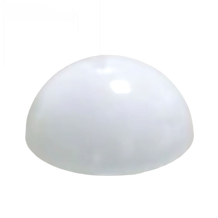 圆形灯罩吸塑厚片吸塑加工白色灯罩真空成型